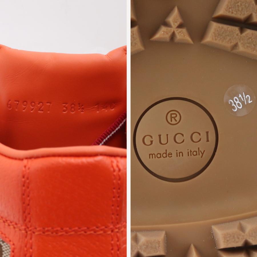 未使用 25.5cm GUCCI × THE NORTH FACE BOTTINES GG柄 トレッキング