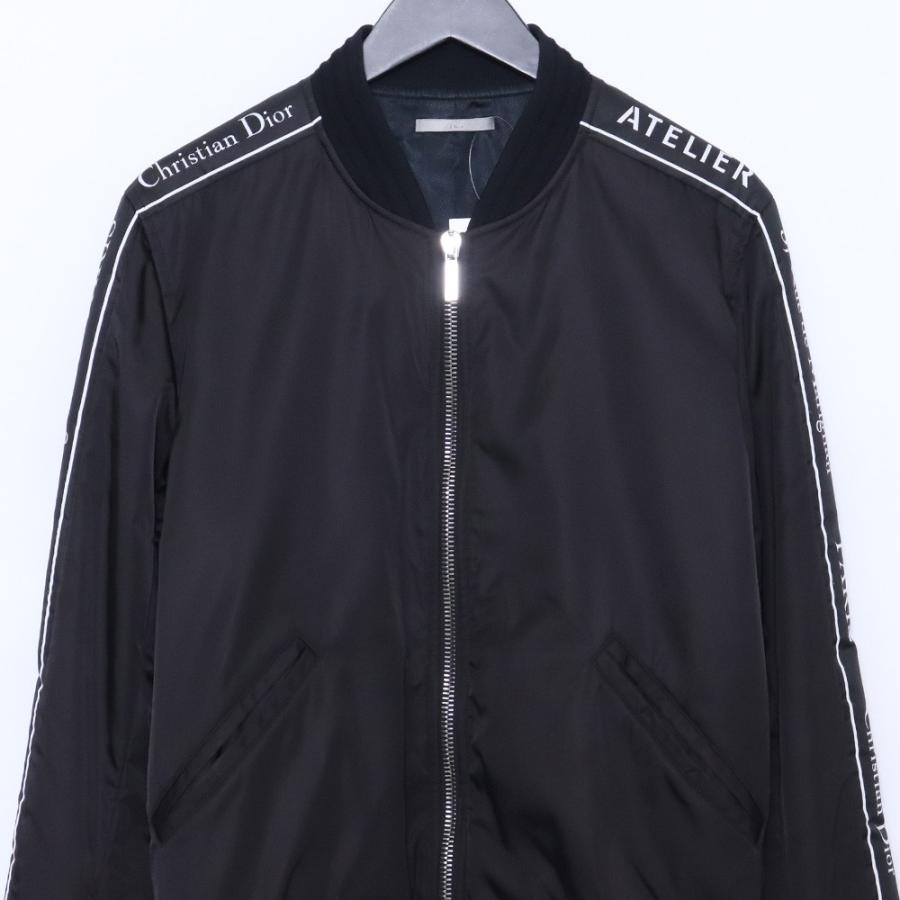 DIOR HOMME アトリエロゴテープ MA-1 ボンバージャケット サイズ DIOR HOMME アトリエロゴテープ MA-1 ボンバージャケット サイズ