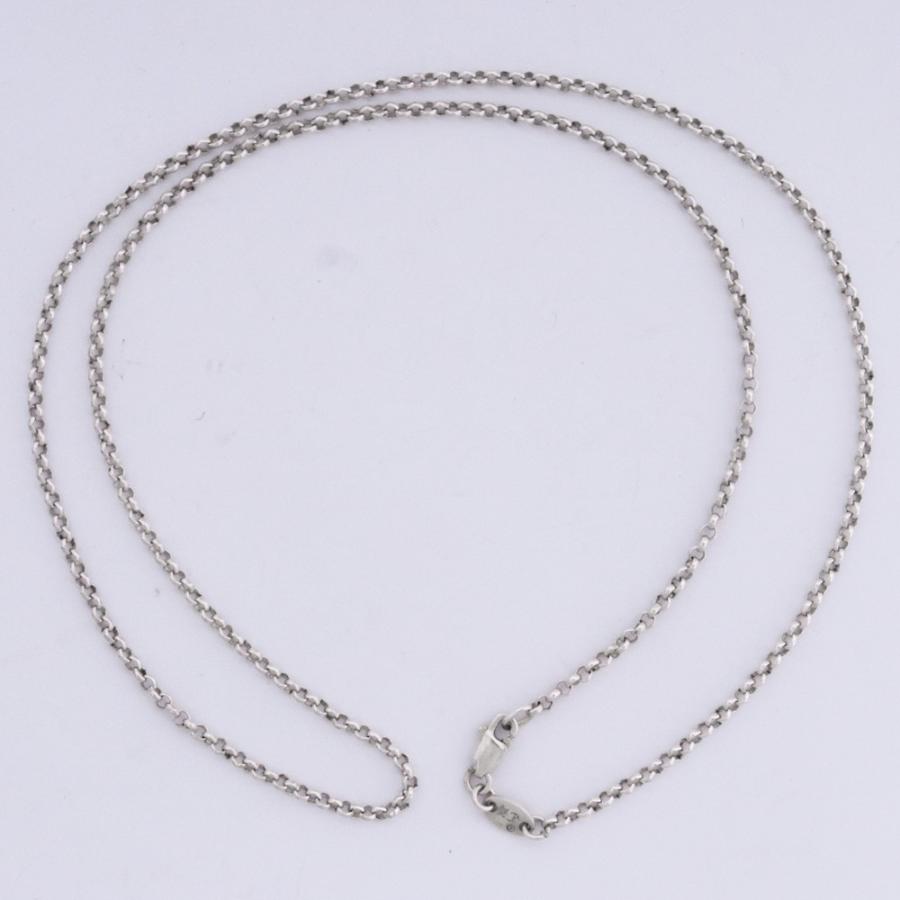 CHROME HEARTS OLD ネックレス ロールチェーン 20インチ シルバー