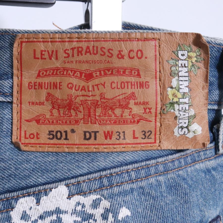 DENIM TEARS × LEVI'S VIRGIL ABLOH 501DT ボタンフライデニムパンツ