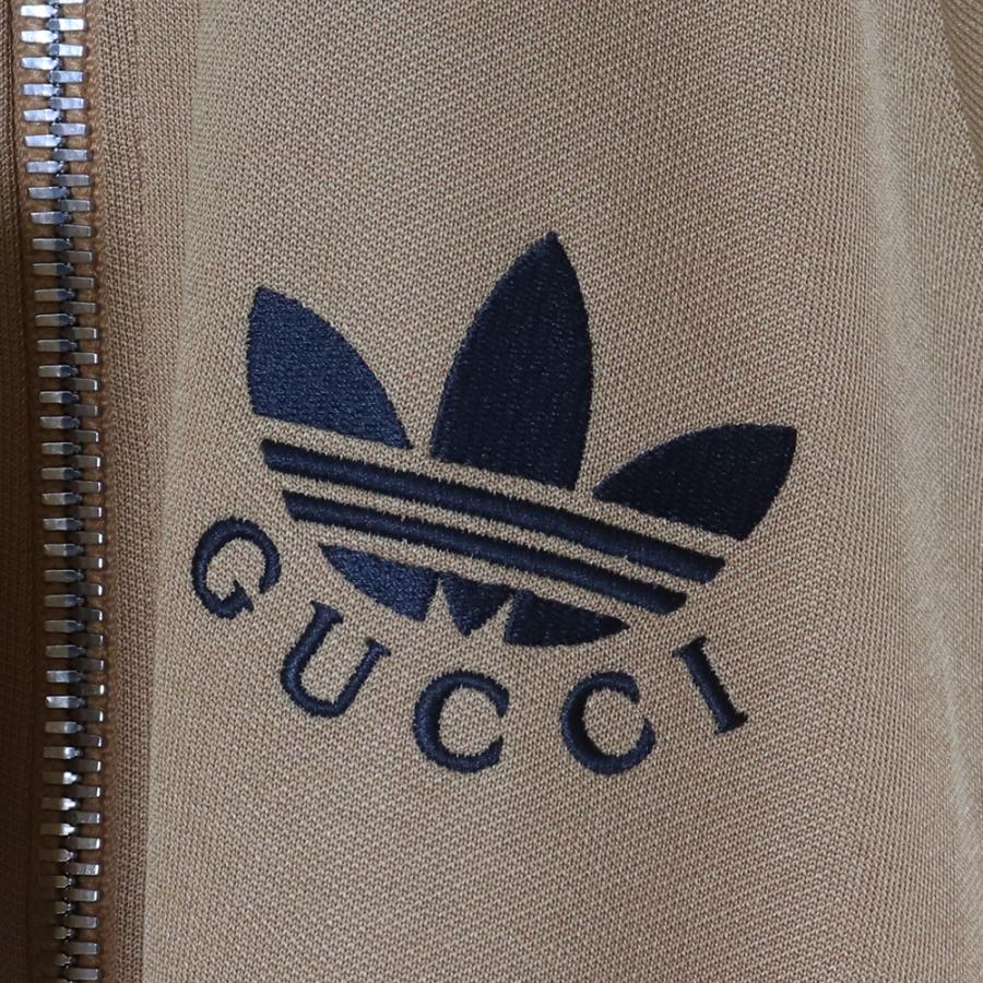 未使用 GUCCI × ADIDAS コットンジャージー ジップアップ トラック