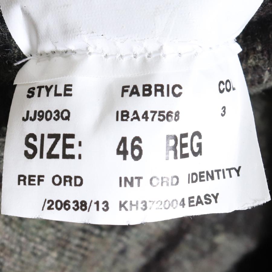 LARDINI 総柄テーラードジャケット ブートニエール サイズ46 ブラック