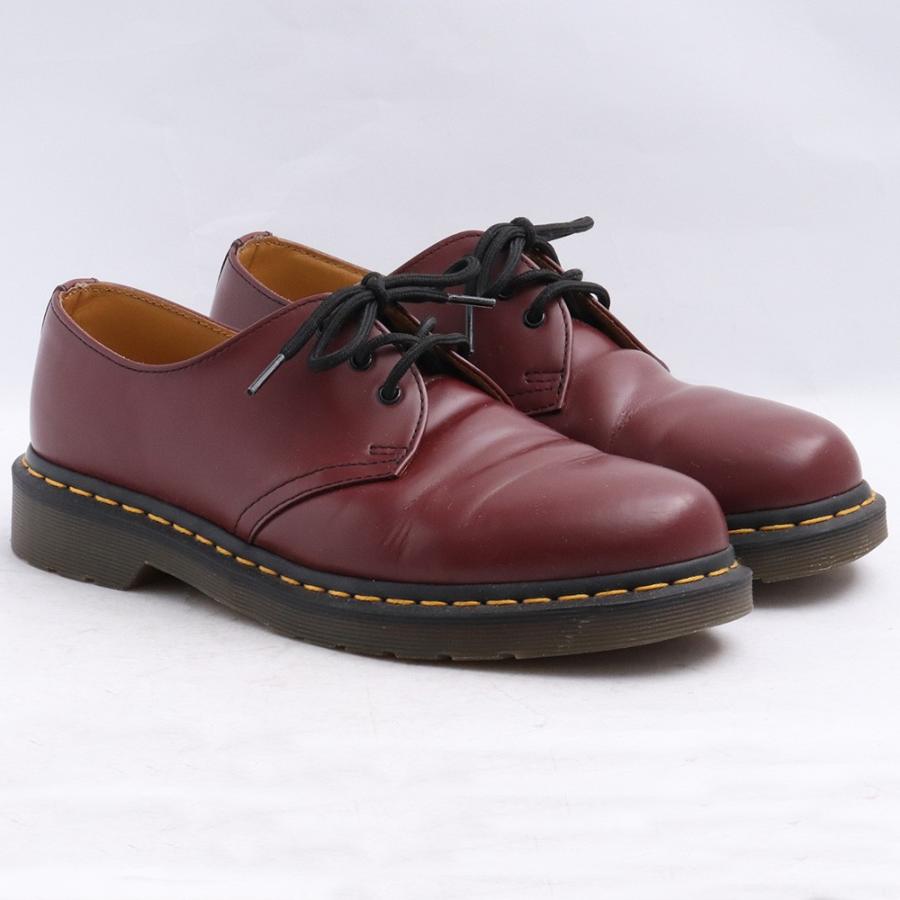 25cm DR.MARTENS 3ホールレザーシューズ レッド AW006 ドクター