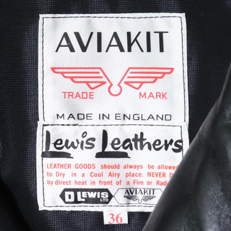 LEWIS LEATHER Dルイス ライトニングタイトフィットレザーダブル