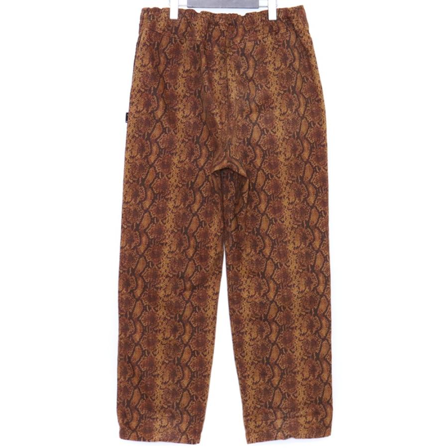 STUSSY PYTHON BEACH PANTS パイソン ビーチパンツ STUSSY Python Beach Pants Lサイズ ブラウン ステューシー