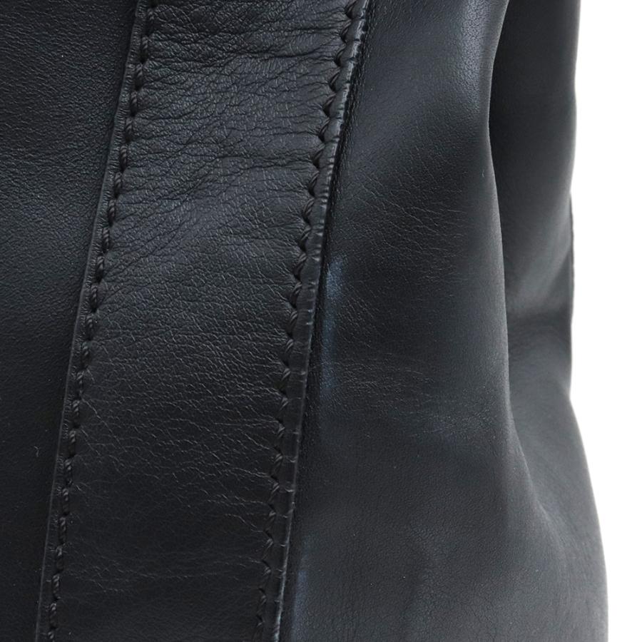 BALMAIN レザートートバッグ ブラック バルマン leather tote bag ロゴ