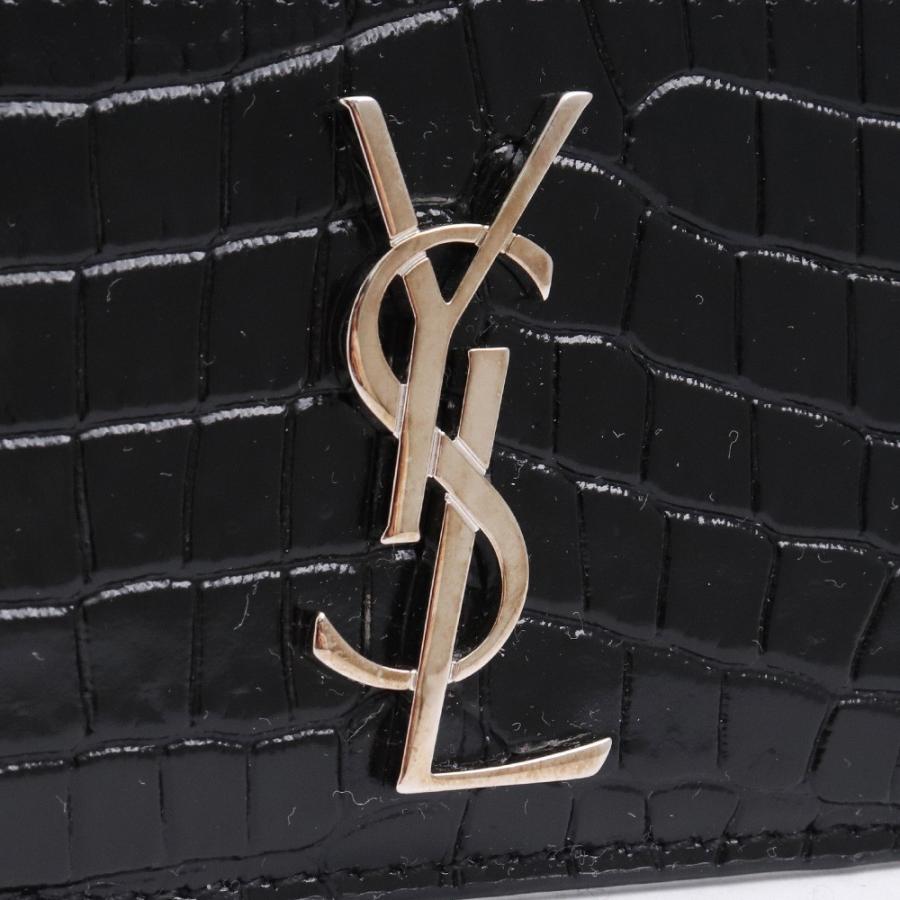 SAINT LAURENT PARIS カサンドラ カードケース クロコダイル