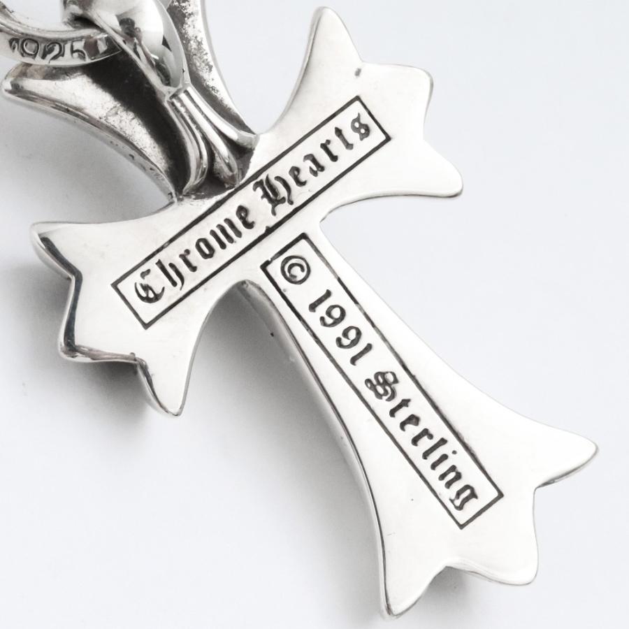未使用 CHROME HEARTS CHクロスペンダント スモール with ベイル 