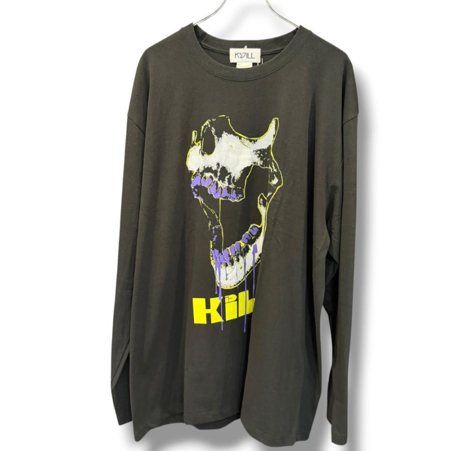 新品未使用品 KIDILL（キディル）ロングスリーブTシャツ KIDILL VIBE LIMITED EDITION 長袖Tシャツ Fサイズ ブラック KLVIBE001
