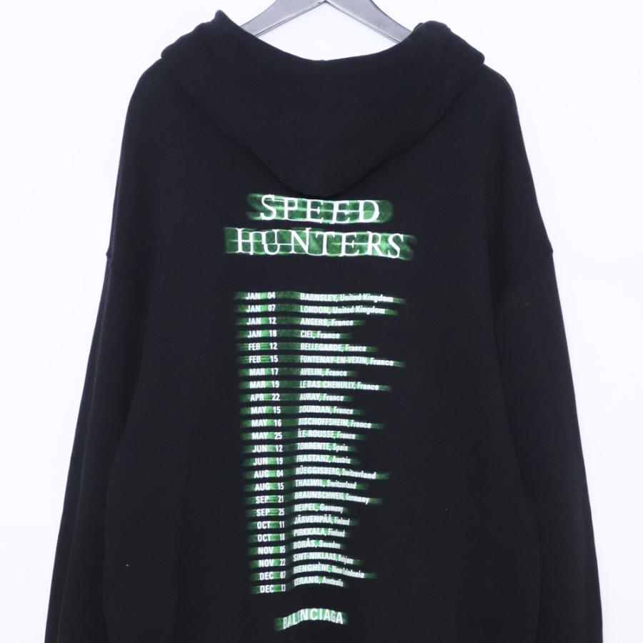 BALENCIAGA スピードハンターズジップアップパーカー Sサイズ ブラック