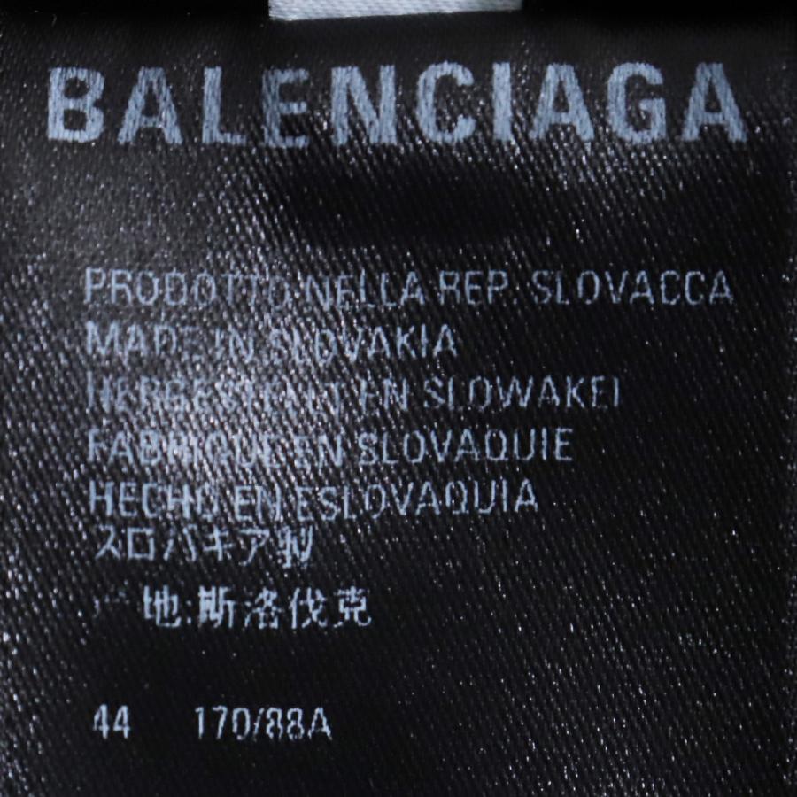 BALENCIAGA チェック柄オーバーサイズパデット中綿長袖シャツ