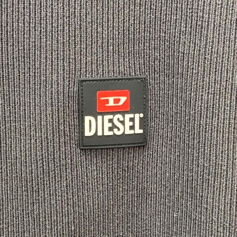 DIESEL ハイネックニットカーディガン Mサイズ グレー A12741