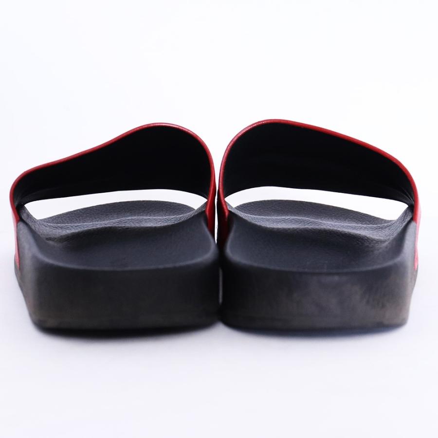 BALMAIN Logo Sliders サイズ41 ブラック レッド バルマン ロゴ