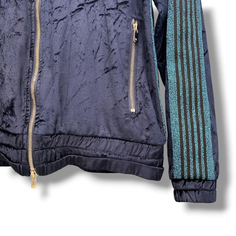 NEEDLES 26SS L.H.P Exclusive Track Jacket C/PE Velour Navy Sサイズ