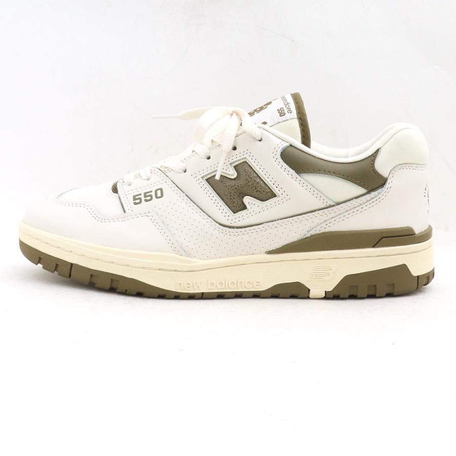 未使用 30cm NEW BALANCE × AIME LEON DORE 550 Olive スニーカー ホワイト BB550AD1 ニューバランス エメレオンドレ｜graiz｜03