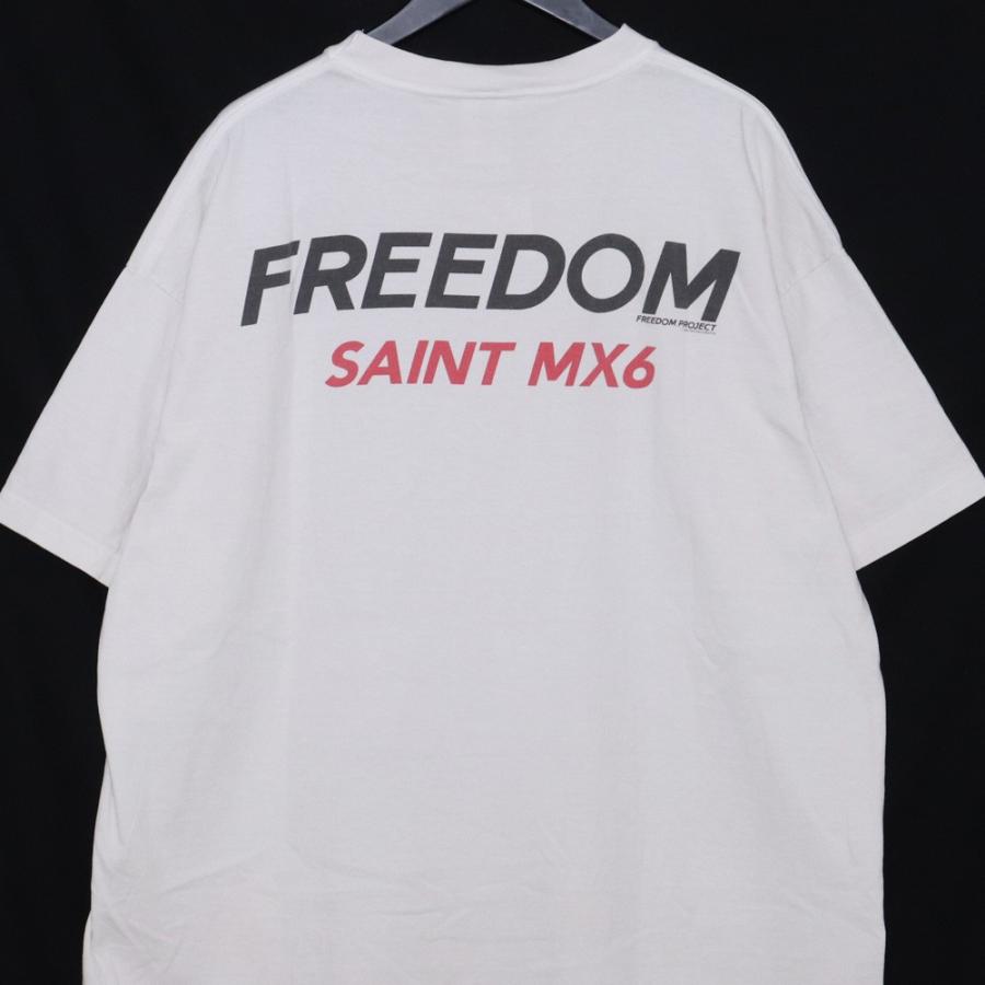 SAINT MICHAEL FD_SS TEE ASTRO/WHITE XXLサイズ ホワイト SM-YS8-0000
