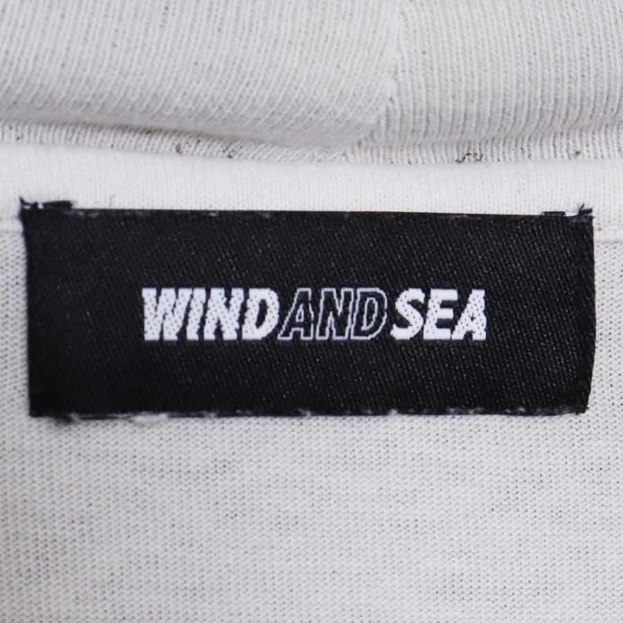 WIND AND SEA モックネック ロングスリーブTシャツ XLサイズ ベージュ