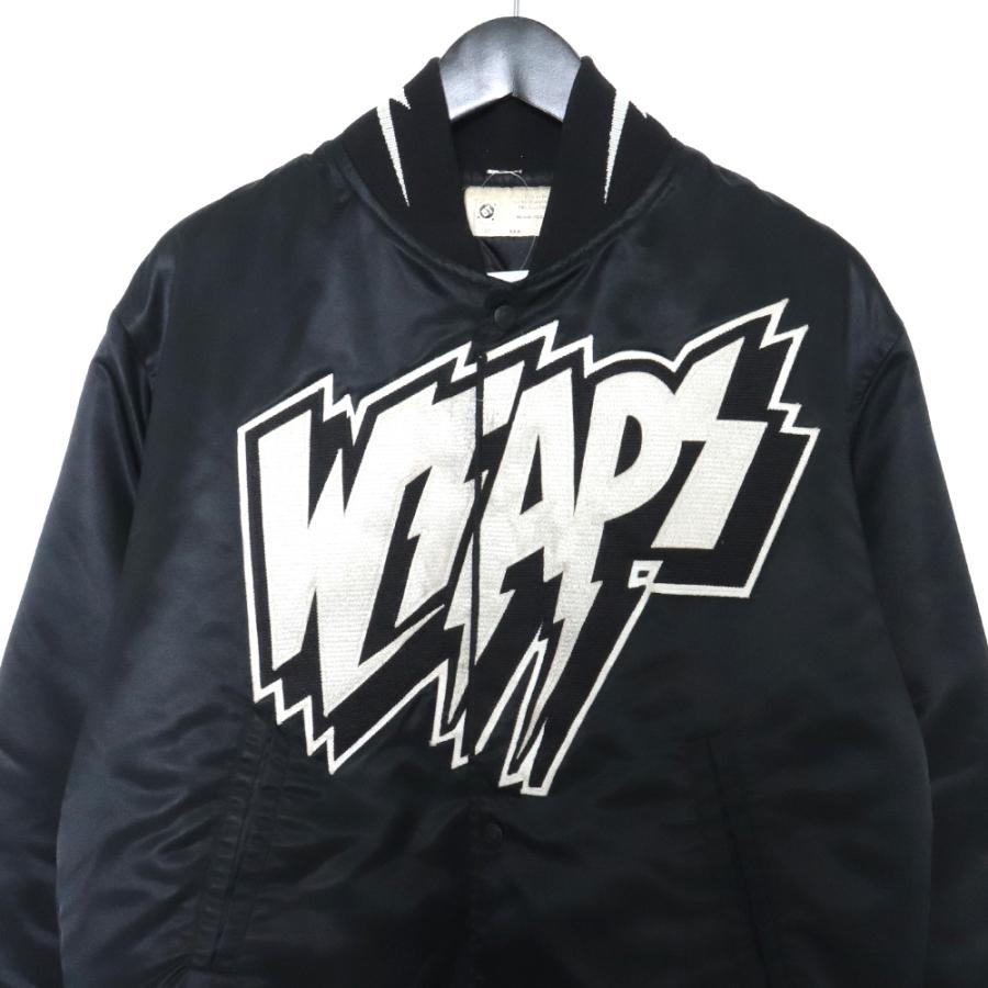 WTAPS TOON MANIA スタジャン ブラック ダブルタップス ブルゾン WTAPS TOON MANIA スタジャン ブラック ダブルタップス ブルゾン
