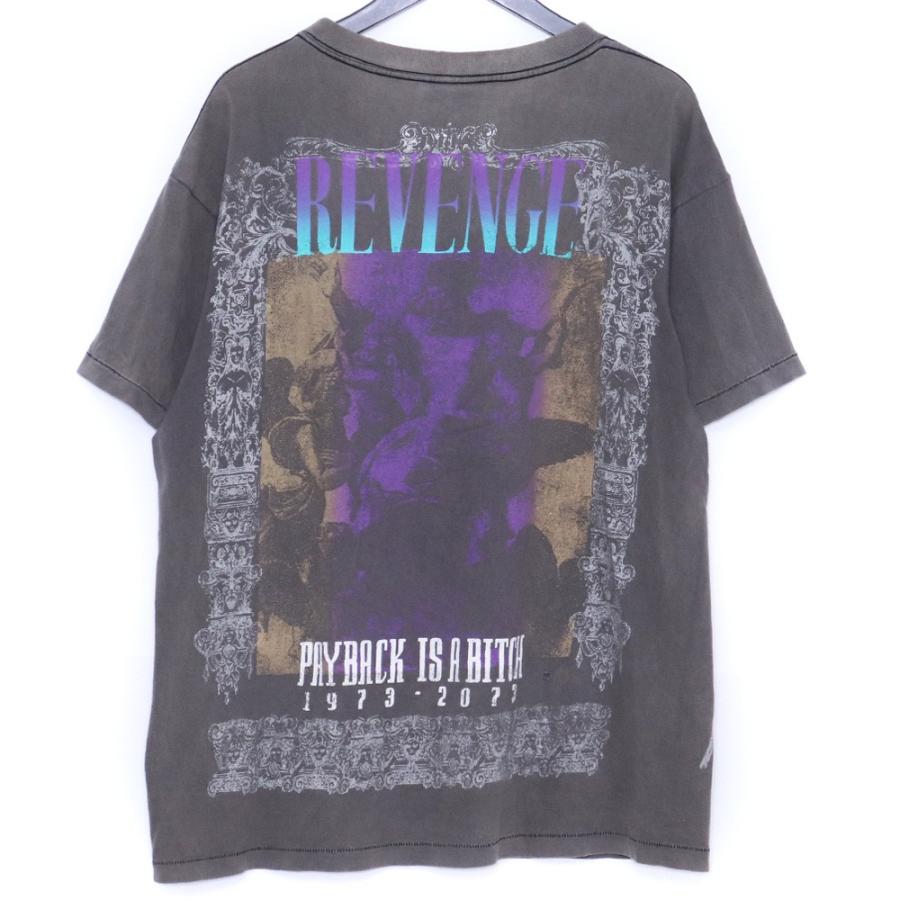 SAINT MICHAEL 　BJ_SS TEE / REVENGE SAINT MICHAEL BJ SS TEE REVENGE BLACK Mサイズ ブラック SM-S23-0000