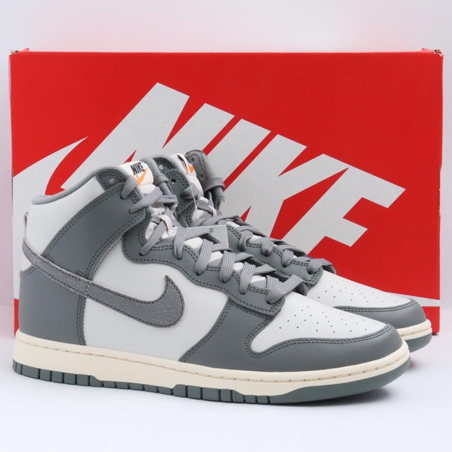 未使用 28cm NIKE Dunk High Retro SE Vintage Light Bone and Tumbled 