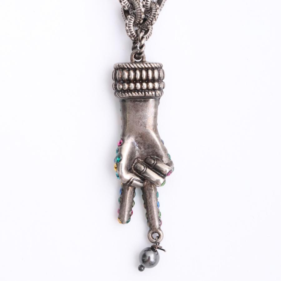 GUCCI シルバー ネックレス ロープデザイン - アクセサリー GUCCI シルバー ネックレス ロープデザイン - アクセサリー
