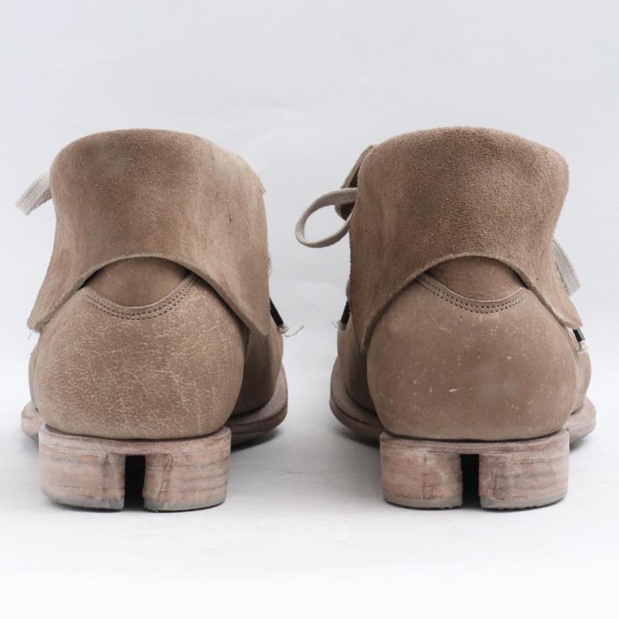 27cm相当 DEVOA Ankle Shoes KUDU Leather サイズ42 ホワイトグレー FW 