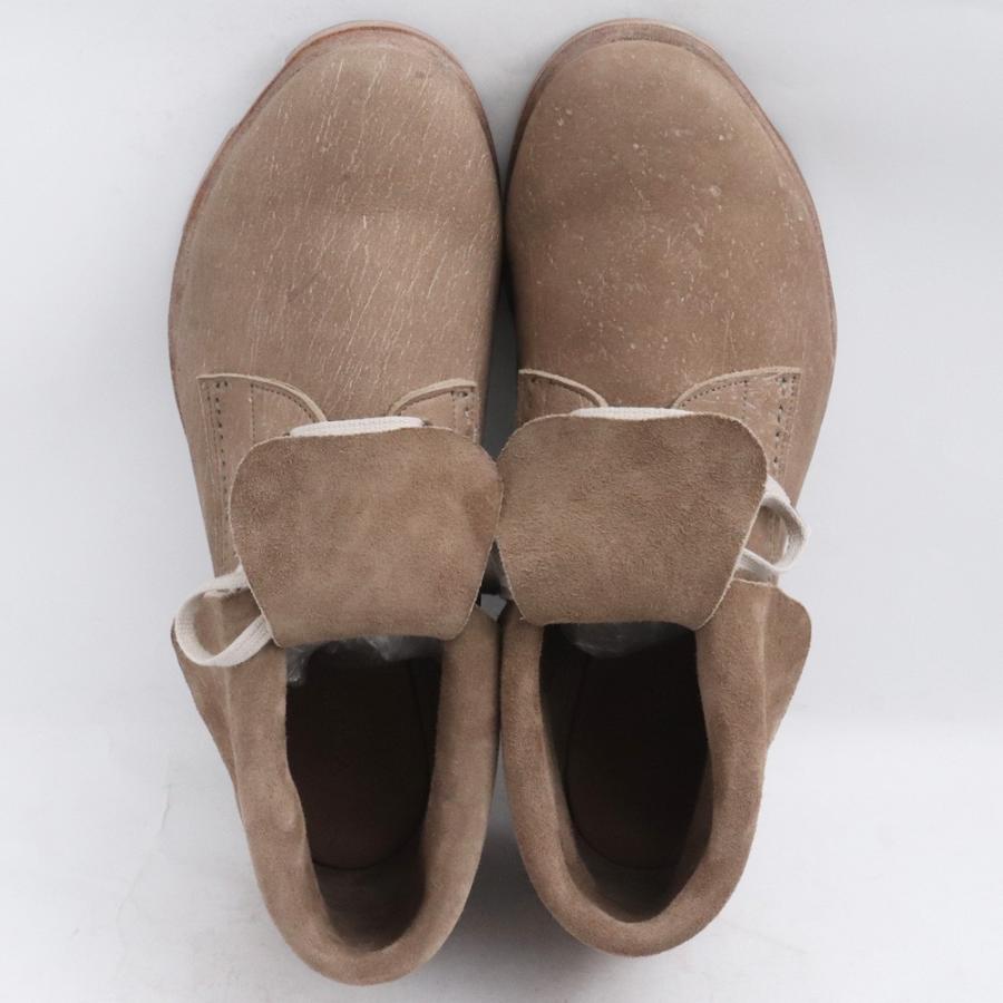 27cm相当 DEVOA Ankle Shoes KUDU Leather サイズ42 ホワイトグレー FW 