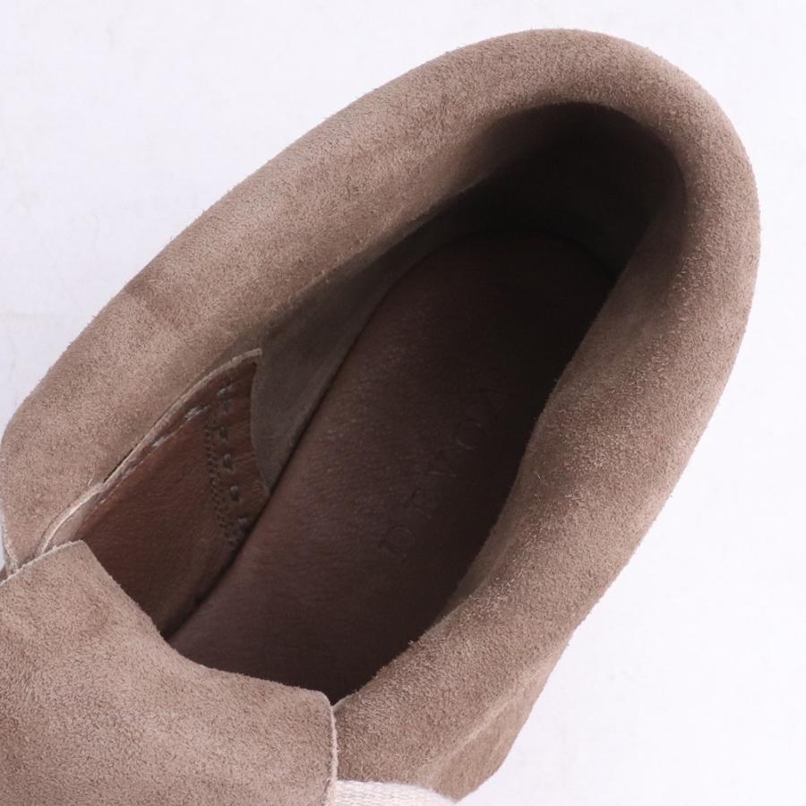 27cm相当 DEVOA Ankle Shoes KUDU Leather サイズ42 ホワイトグレー FW 