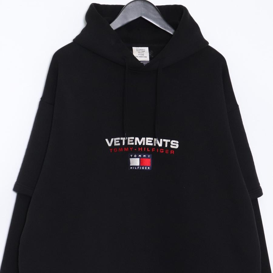 18ss Vetements×TOMMY HILFIGER パーカー