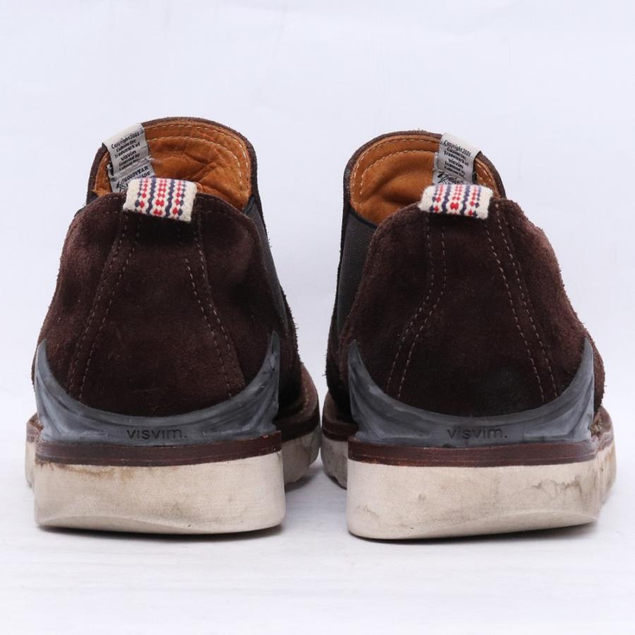 VISVIM GORNERGRAT-FOLK サイドゴアブーツ US9 ブラウン V10007308-03