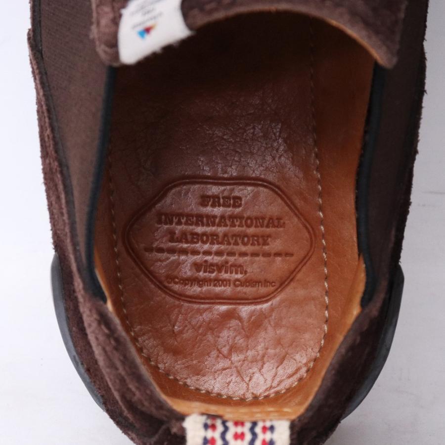 VISVIM GORNERGRAT-FOLK サイドゴアブーツ US9 ブラウン V10007308-03