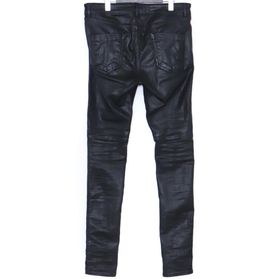 Rick Owens ブラック ワックスドパンツ DOUBLE CARGO JUMBO BELAS | Rick Owens DRKSHDW(リック
