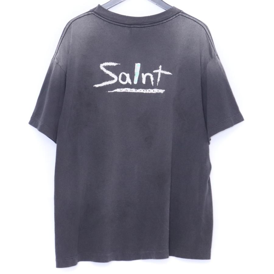 SAINT MICHAEL MIGHTY SS TEE Mサイズ ブラック SM-HR1-0000-006