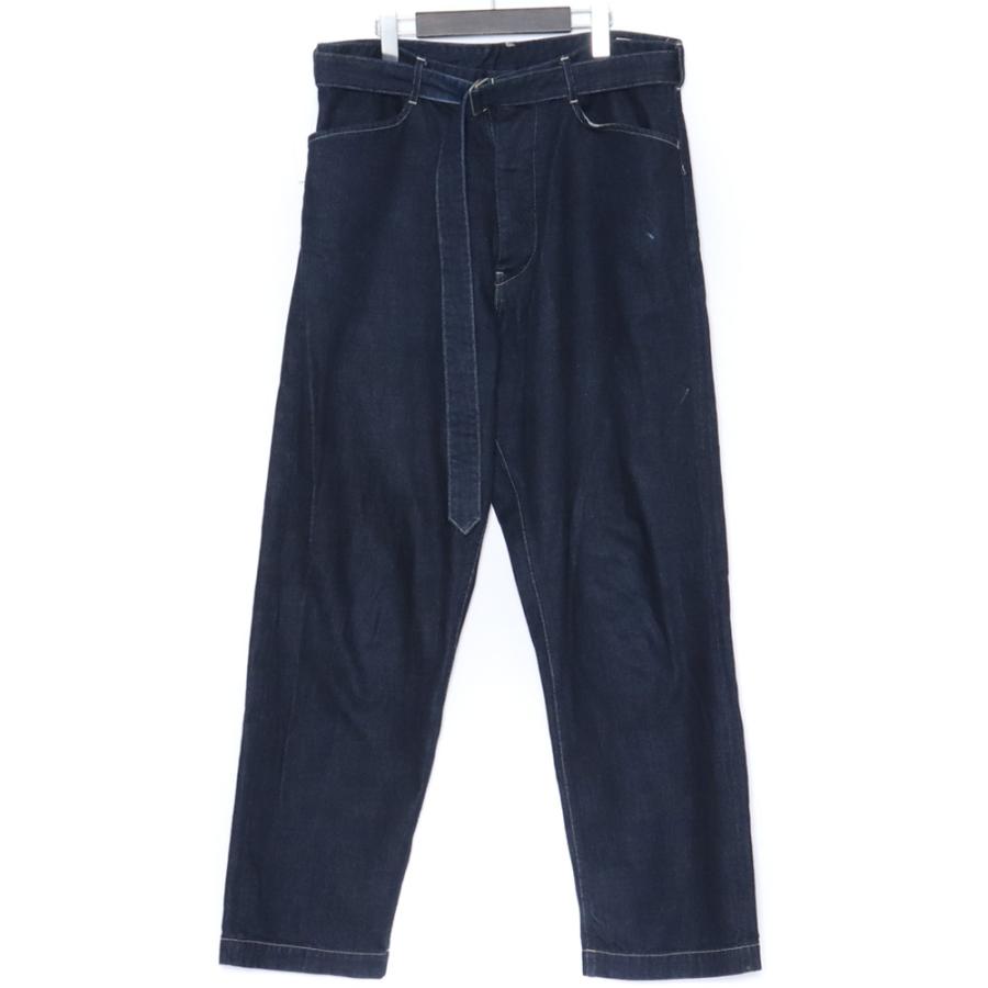 BLURHMS 22SS SELVAGE DENIM LONG BELTED デニムパンツ サイズ3 