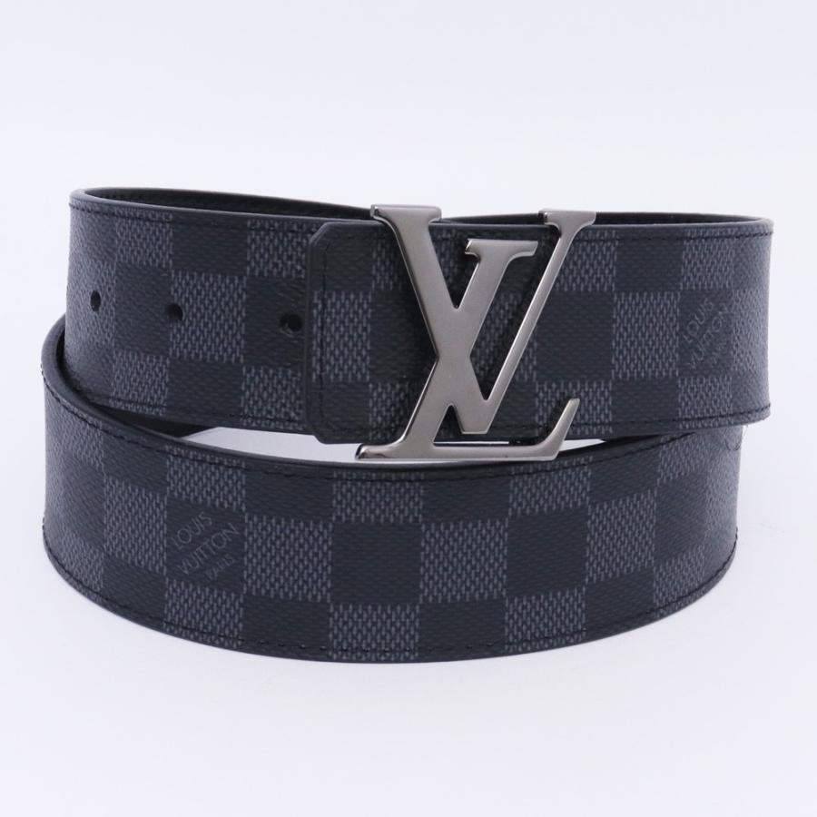 LOUIS VUITTON ベルト・LV イニシャル 40MM リバーシブル ダミエ・グラ