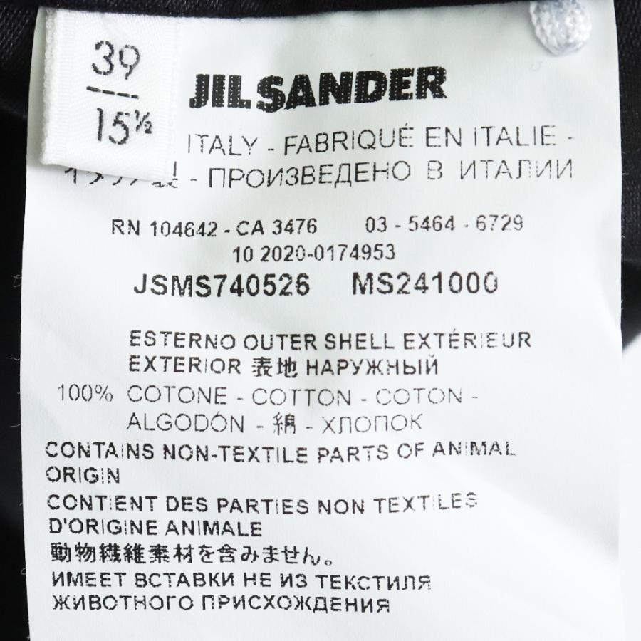 JIL SANDER 2Pocket Military Overshirt Jacket サイズ39(15 1/2) ブラック JSMS740526-MS241000 ジルサンダー ミリタリー オーバーシャツ ジャケット｜graiz｜05