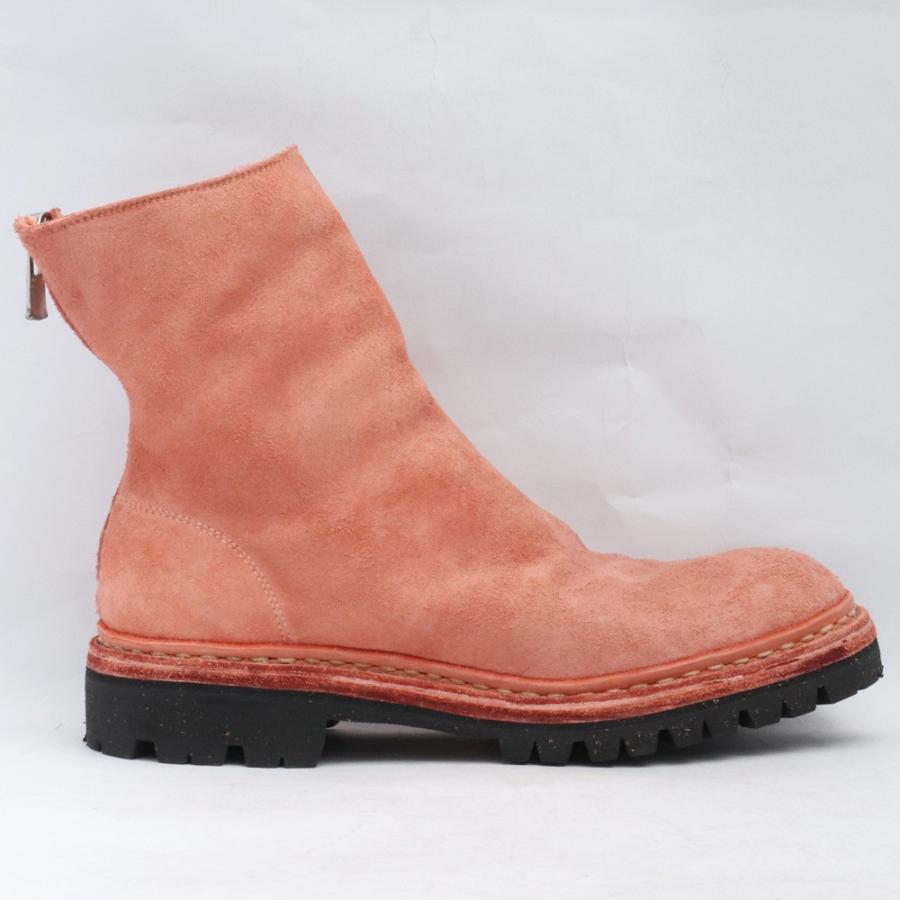 未使用 GUIDI Back Zip Reverse Low Boots Sole vibram サイズ41  