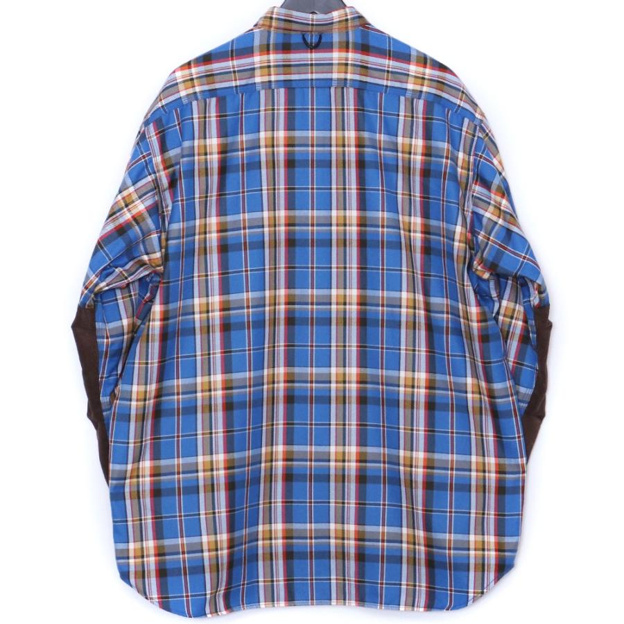 DAIWA PIER39 TECH ELBOW PATCH WORK SHIRTS FLANNEL PLAIDS Mサイズ