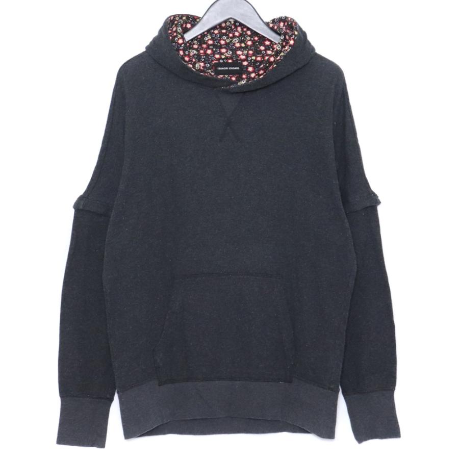TSUMORI CHISATO アームジップデタッチャブルパーカー サイズ2 グレー 