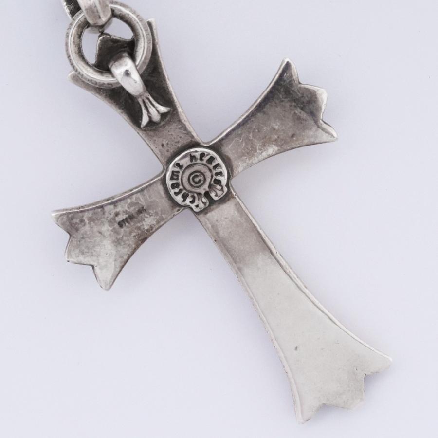 ラージクロス　クロスペンダント　ネックレス　トップ CHROME HEARTS CHクロス ペンダント ラージ with ベイル シルバー