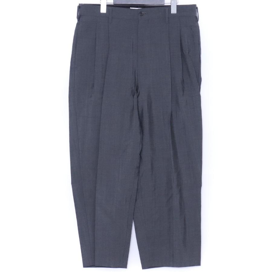 MARKA 2TUCK COCOON FIT WOOL MOHAIR TROPICAL サイズ2 グレー M21A