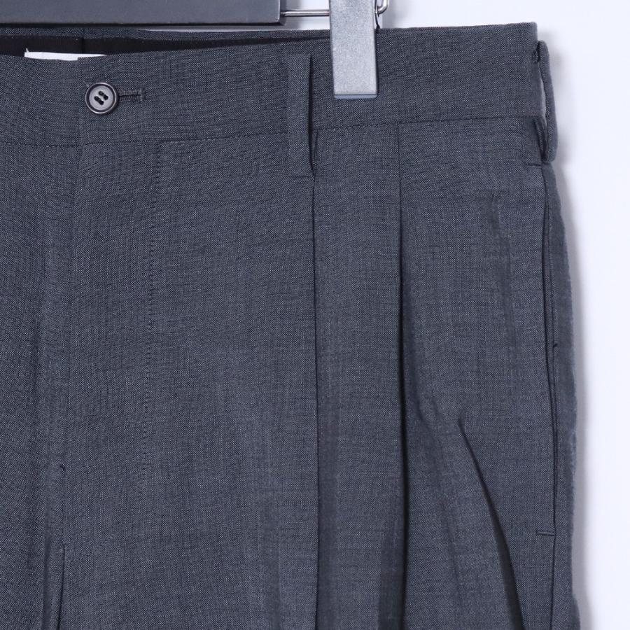 marka / マーカ　2TUCK COCOON FIT サイズ2 MARKA 2TUCK COCOON FIT WOOL MOHAIR TROPICAL サイズ2 グレー M21A