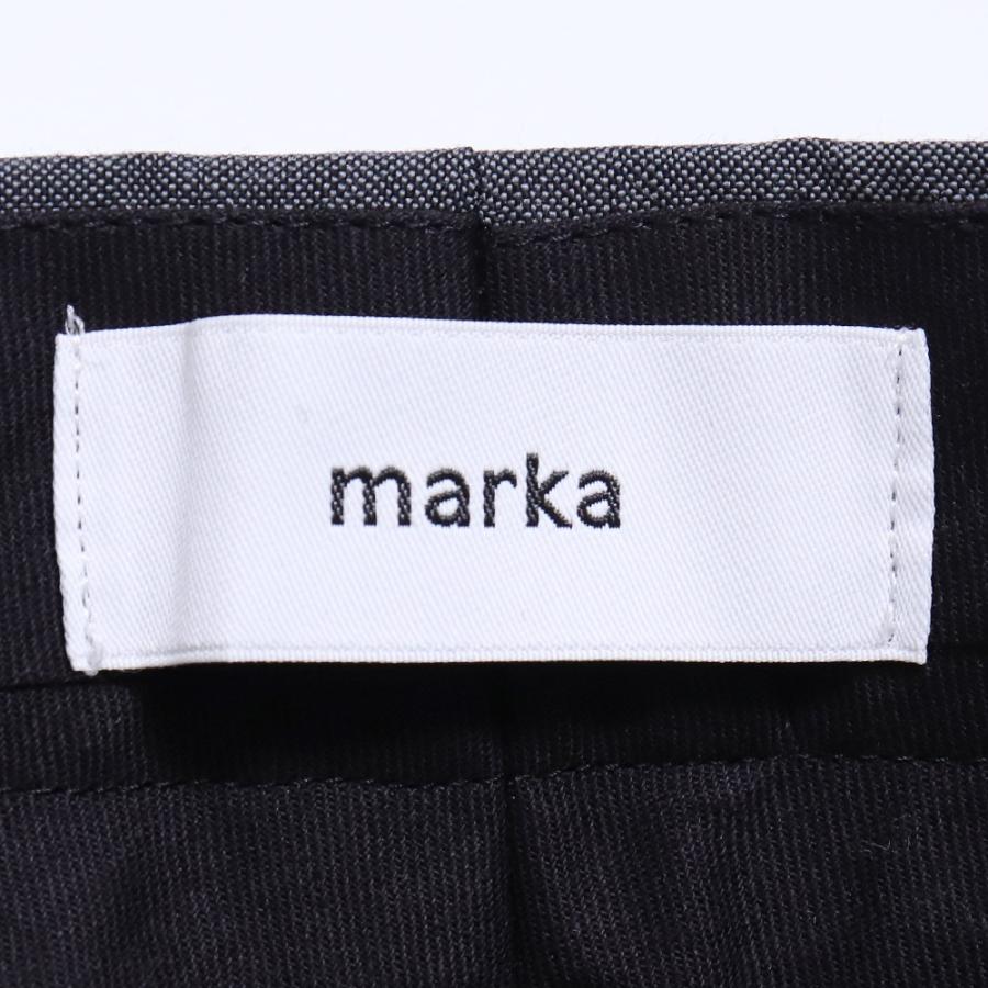 MARKA 2TUCK COCOON FIT WOOL MOHAIR TROPICAL サイズ2 グレー M21A