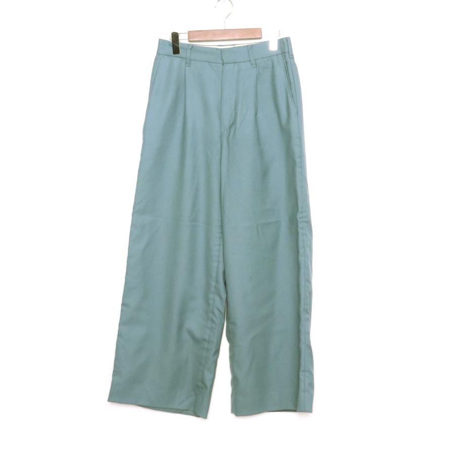 ダイリク DAIRIKU 20AW Wool Wide Slacks DAIRIKU 20AW Wool Wide Slacks ワイドパンツ ブルー M ダイリク