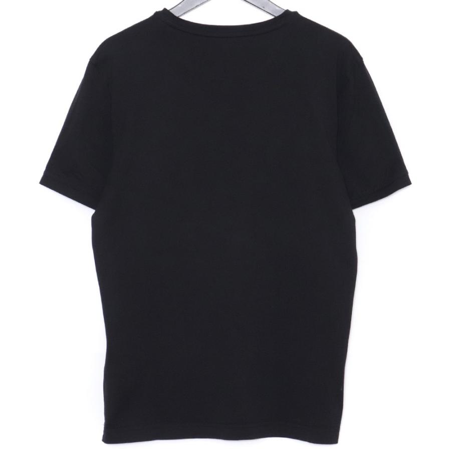 FENDI / Tシャツ/M/コットン/BLK/FY0894A9RL FENDI ロゴラベルコットンTシャツ Lサイズ ブラック FY0894 A9RL