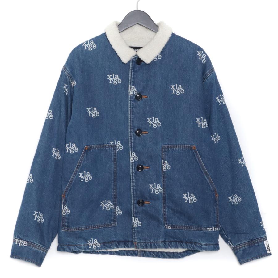 XLARGE LOGO DENIM BOA JACKET Mサイズ インディゴ 01194503 