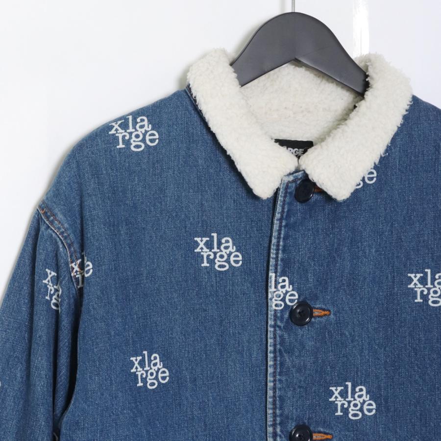 XLARGE LOGO DENIM BOA JACKET Mサイズ インディゴ 01194503 