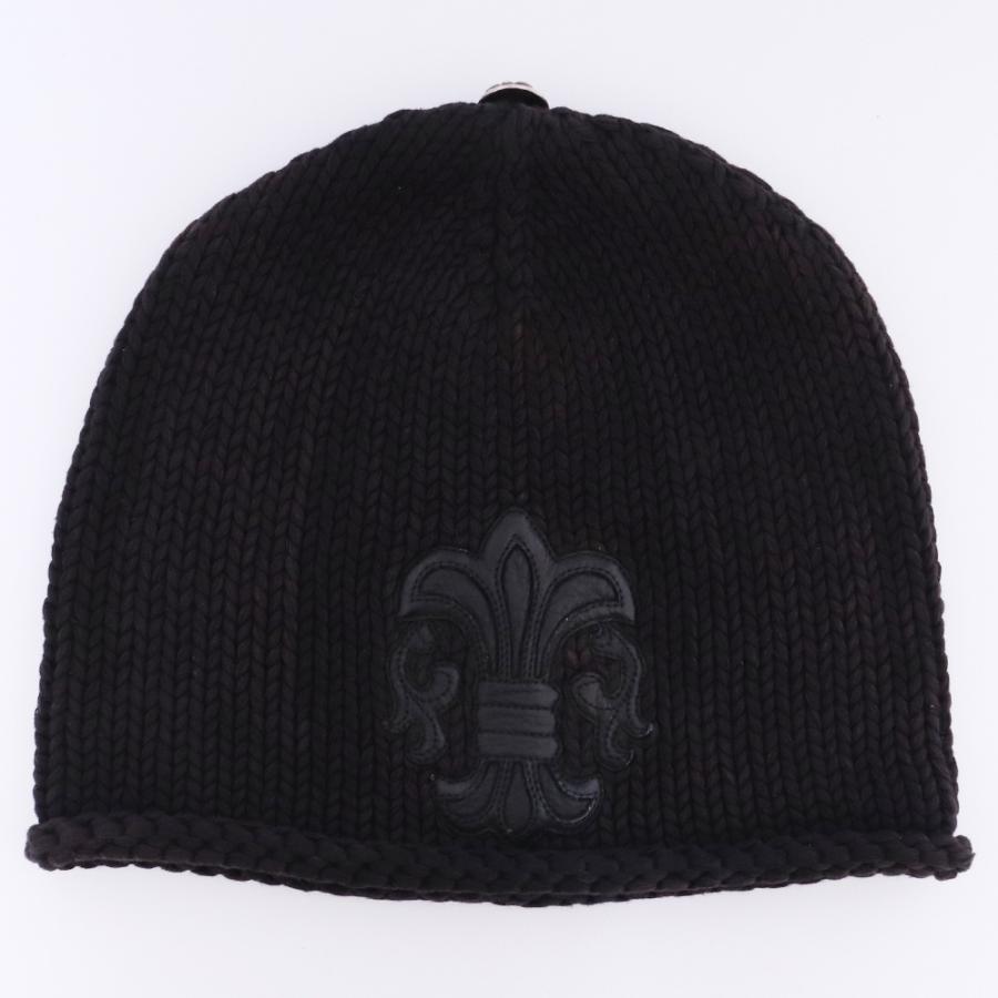 CHROME HEARTS OLD ビーニーキャップ CHROME HEARTS オールド BS フレア ビーニー ブラック クロム