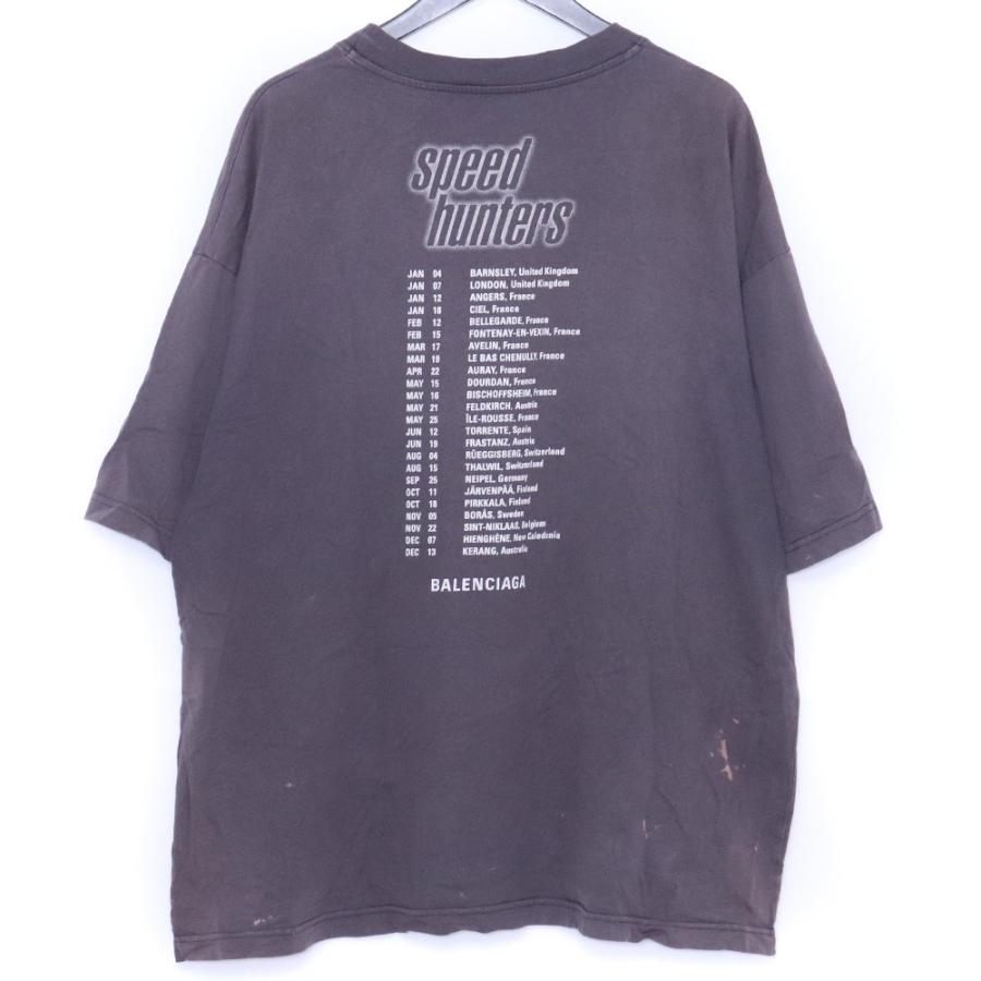BALENCIAGA スピードハンターズ プリント Tシャツ XLサイズ ブラック