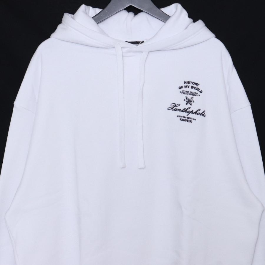 未使用 RAF SIMONS Xanthophobic hoodie XLサイズ ホワイト 192-164A